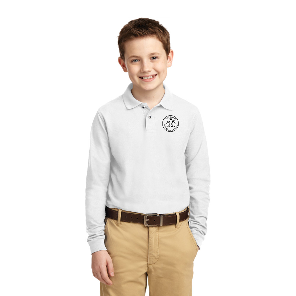 Youth Long Sleeve Polo 